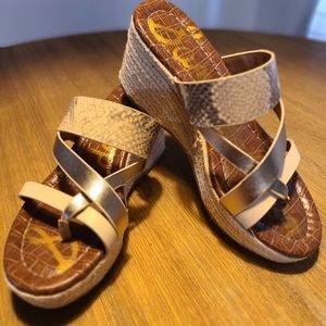 Sam Edelman Raleigh Snakeprint Wedges